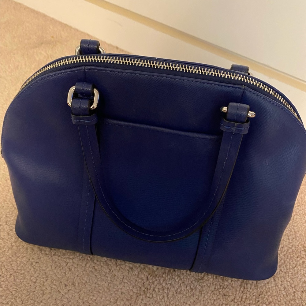 Navy Blue Authentic Coach Handbag